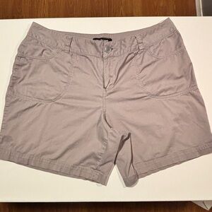 Lane Bryant Women's Light Gray Shorts
